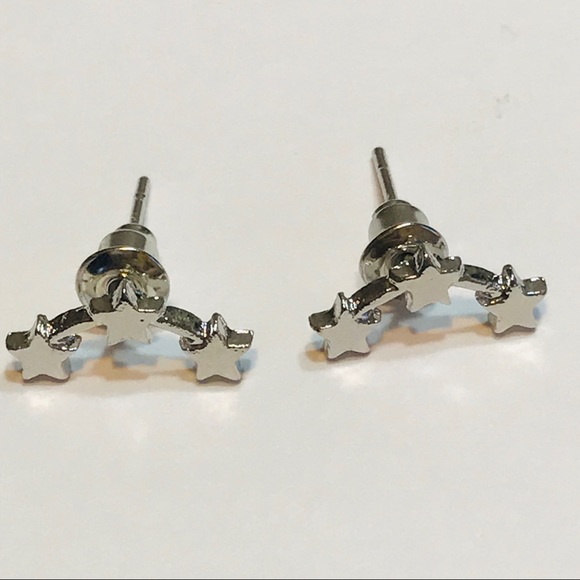 NEW Constellation 3 Star Earrings-Silver Plated - Picture 4 of 4